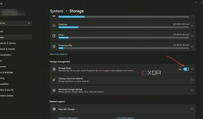 storage sense on