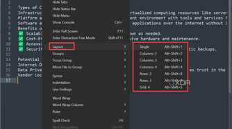 Sublime split view from Layout