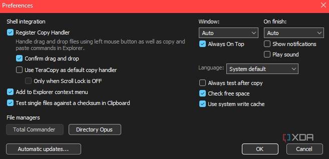 Tor Copy TeraCopy copies your files securely and and at faster speeds compared ...