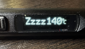 TS80P soldering iron in sleep mode