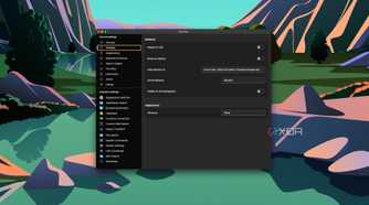 Screenshot of Ueli Window settings on macOS