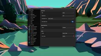 Screenshot of Ueli appearance settings on macOS