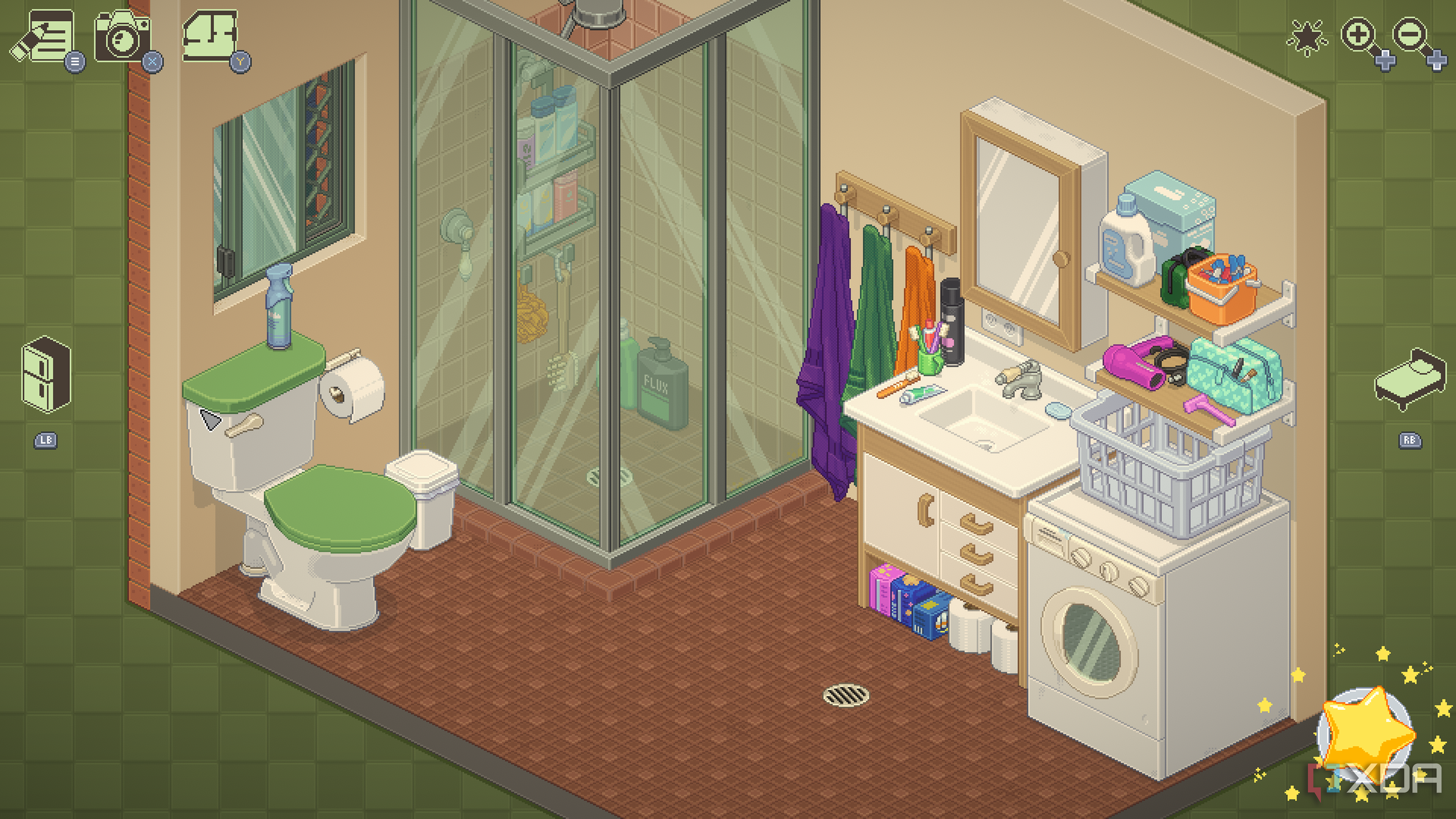 Shared bathroom level Unpacking