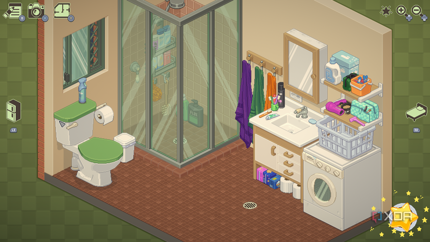 Shared bathroom level Unpacking