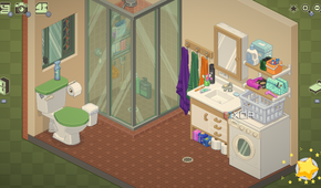 Shared bathroom level Unpacking