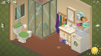Shared bathroom level Unpacking