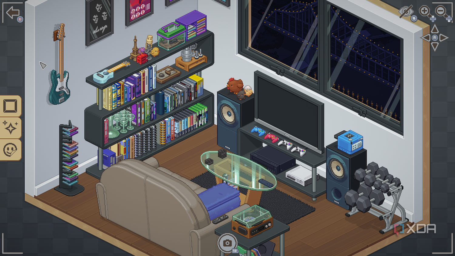 Living room level in Unpacking