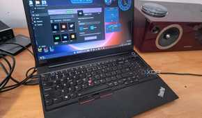 Laptop showing Widget Launcher and widgets running