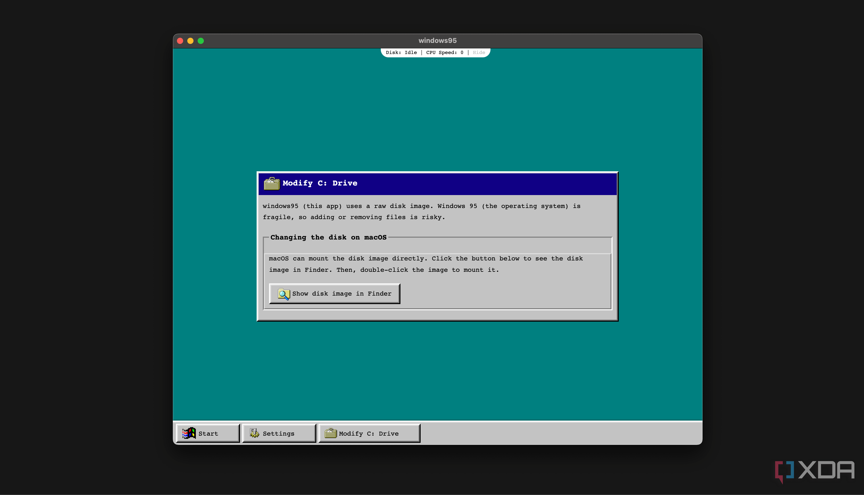 windows-95-electron-modify-c-drive