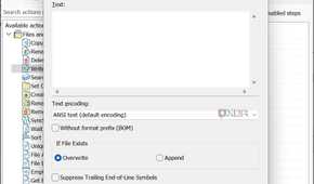 Write Text File RoboTask
