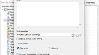 Write Text File RoboTask