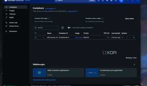 A screenshot of the Docker container manager