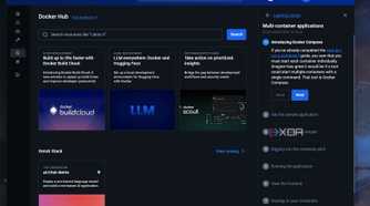 A screenshot of the Docker hub