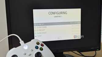 RetroPie's controller configuration screen.