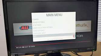 RetroPie's main menu on a PC monitor.