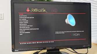 RetroPie's options screen.