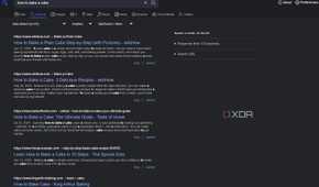 A screenshot of SearXNG's general search.