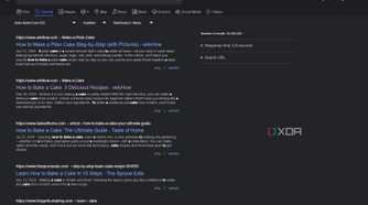 A screenshot of SearXNG's general search.