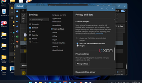 showing disable images in outlook app on Windows 11