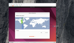 Showing settings up time zone in Ubutun VM