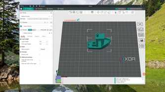 A 3D model opened in Orca