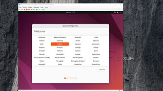 shows setting up Ubuntu in hyper-V on Windows