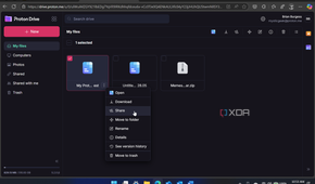 showing how to share a doc from Google Drive