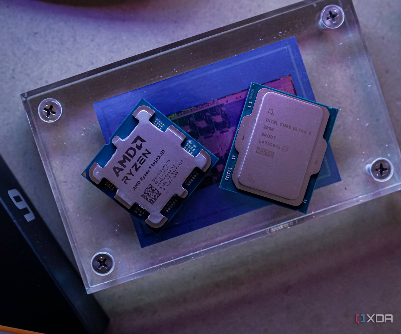 AMD Ryzen 9950X3D Intel Core Ultra 285K: It