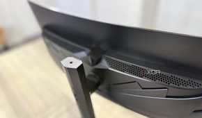 acer predator x34 x5 showing the top of the stand