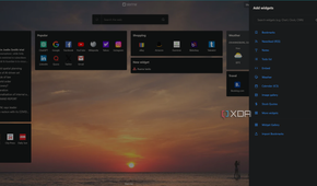 adding widgets to start me