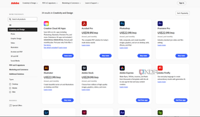 Adobe software and plans
