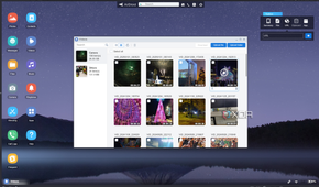 Screenshot of AirDroid web showing video files on a linked phone