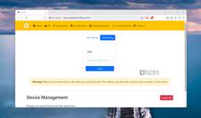 The web UI of the Apollo server
