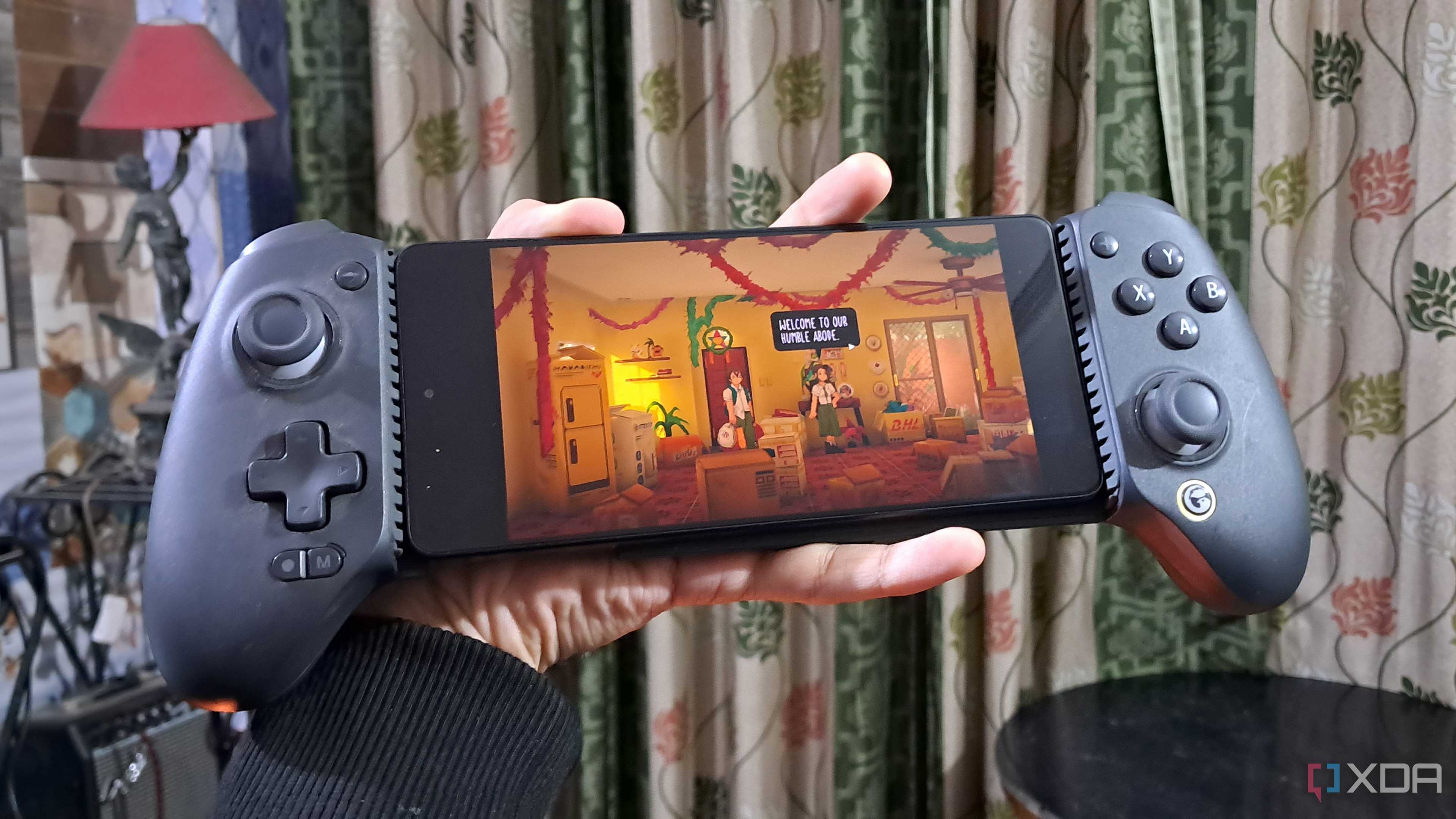 Running Until Then on a PC and streaming it to an Android smartphone