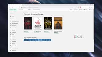 Searching for random books on Calibre-Web