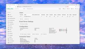 The settings tab inside Calibre-Web
