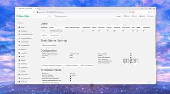 The settings tab inside Calibre-Web