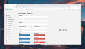 The Advanced Search options inside Calibre Web