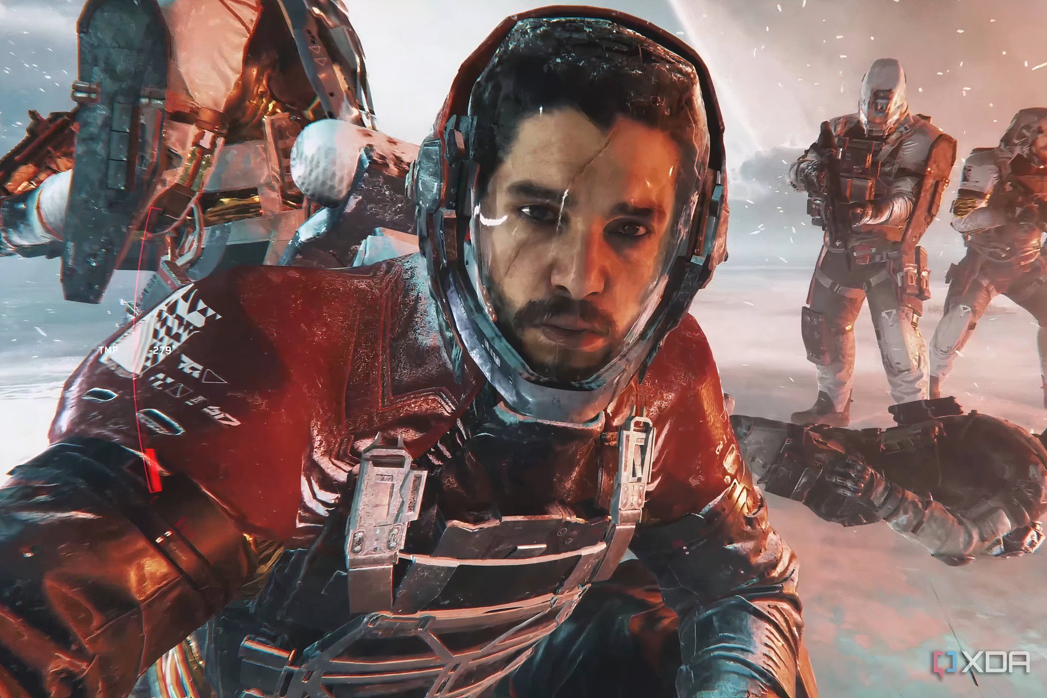 An image from Call of Duty: Infinite Warfare, showing Kit Harington as Admiral Kotch, the antagonist.