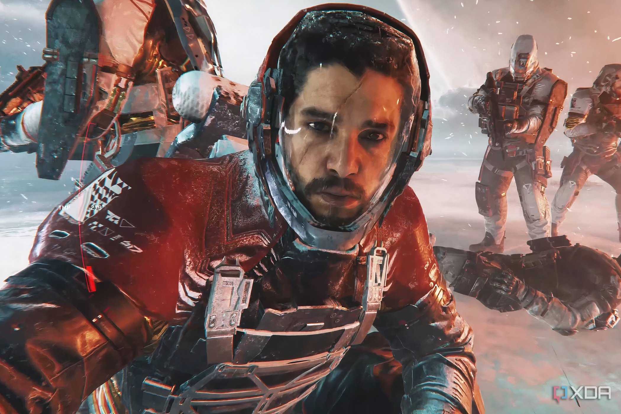 An image from Call of Duty: Infinite Warfare, showing Kit Harington as Admiral Kotch, the antagonist.