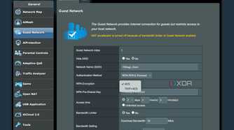 Choose between AES or a combo of TKIP+AES encryption method for password