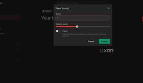 Create a new board in Homarr