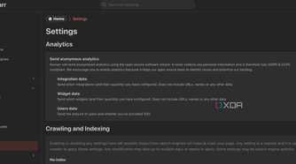 Homarr settings menu