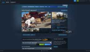 Call of Duty: Warzone's Steam page with mostly negative reviews