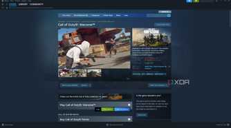 Call of Duty: Warzone's Steam page with mostly negative reviews