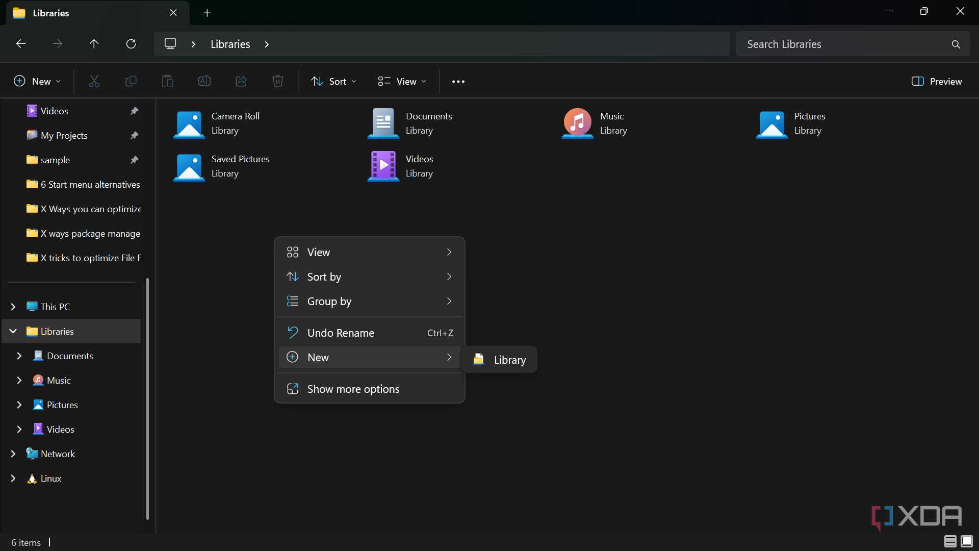 Library Explorer 7 tricks to optimize File Explorer for more efficient file management