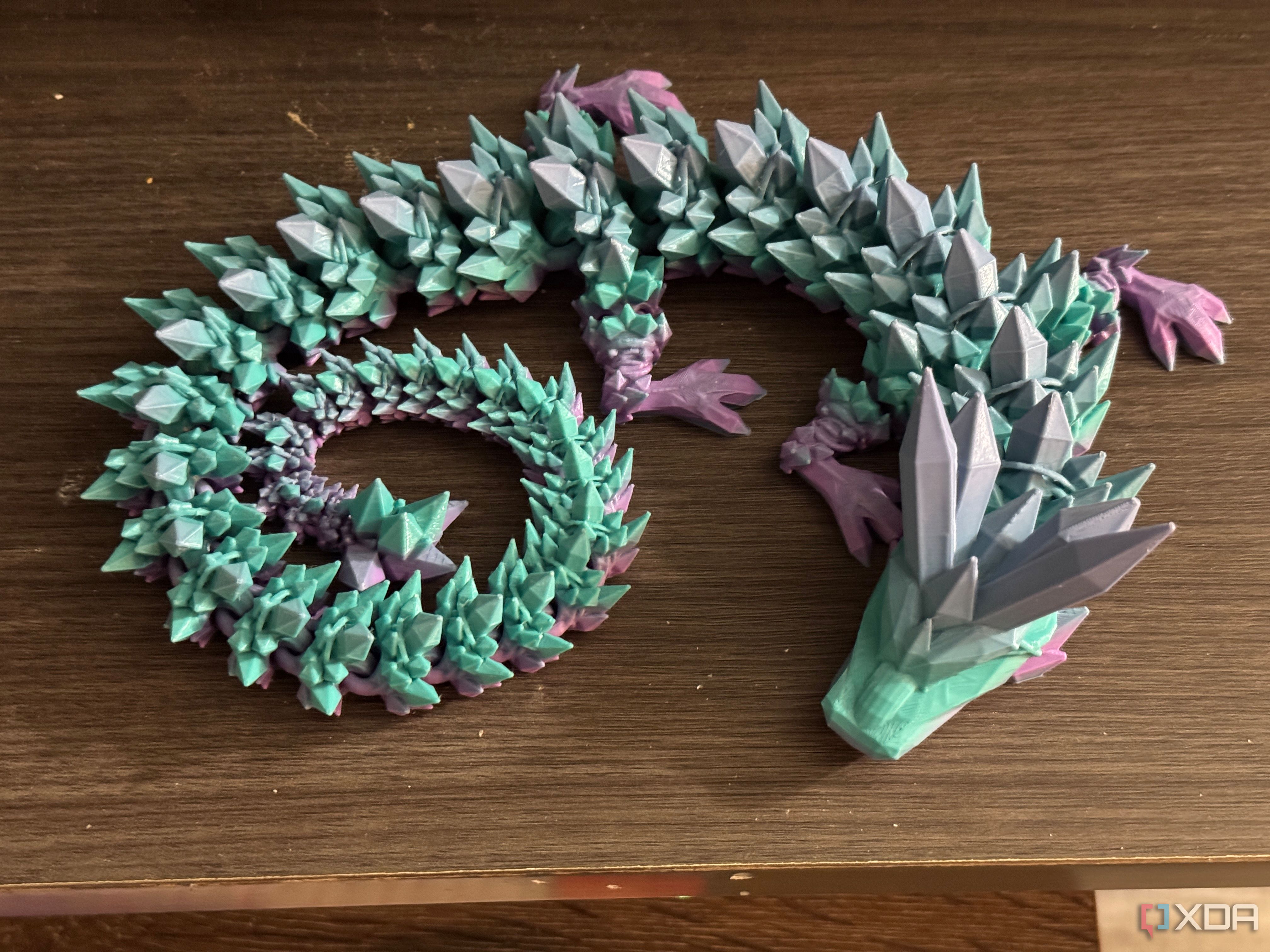 crystal dragon 3d print