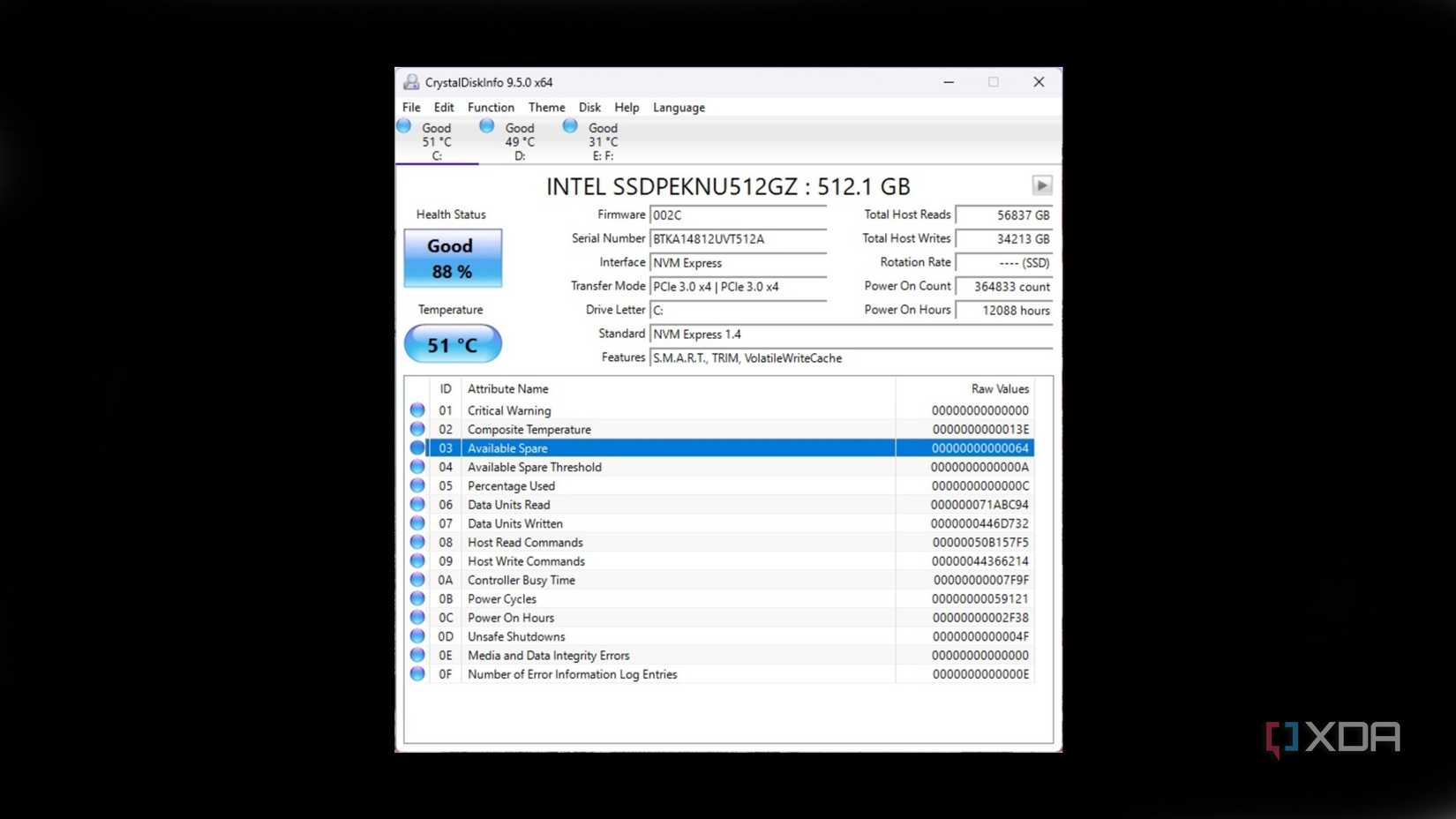 CrystalDiskInfo
