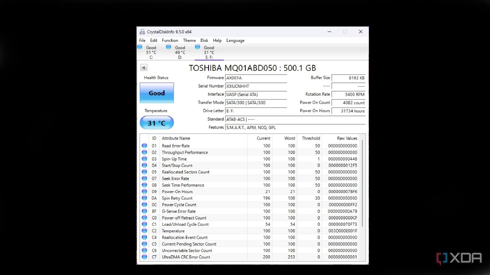 CrystalDiskInfo3