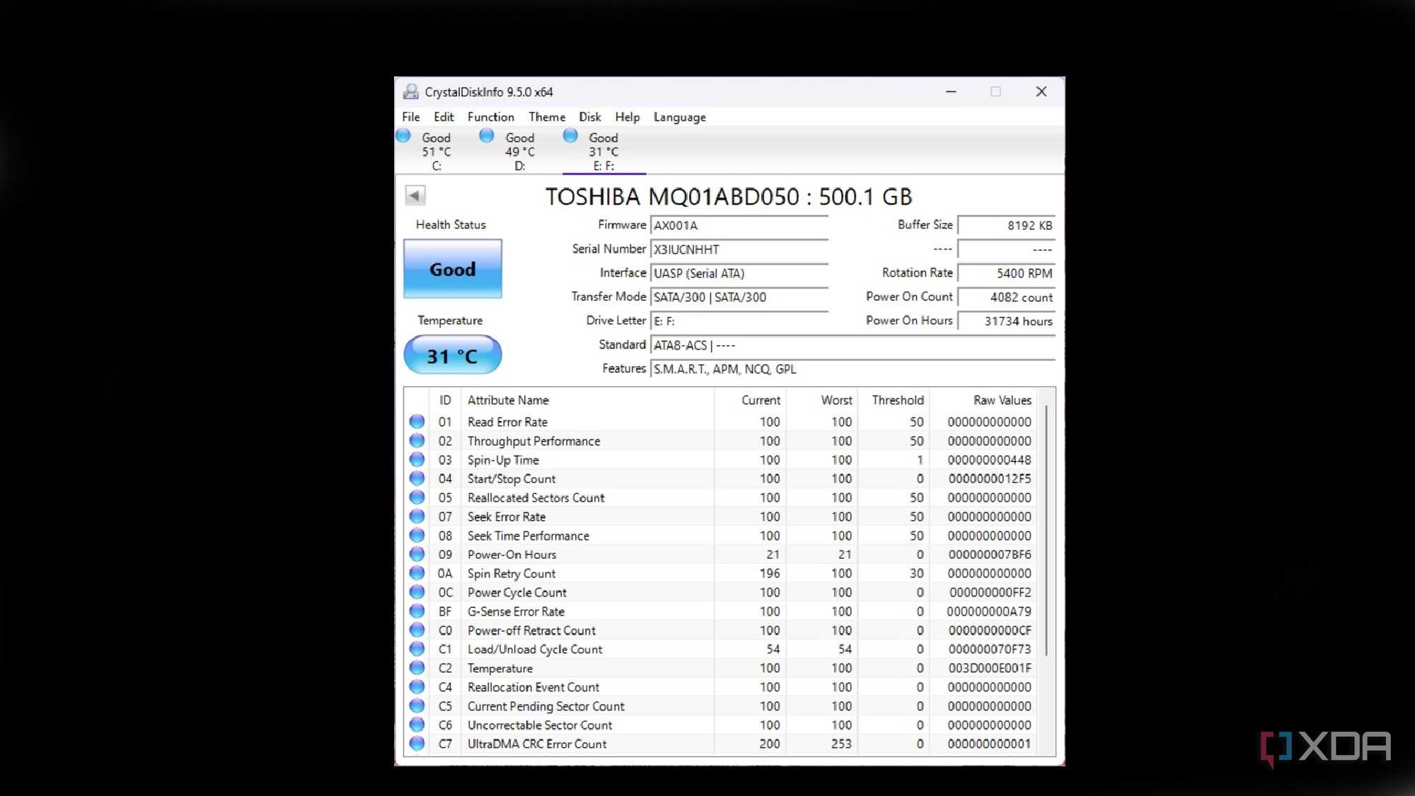 CrystalDiskInfo3